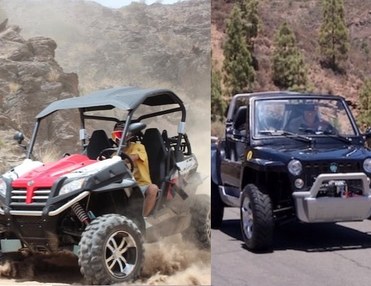 Super combo adventure: Convertible Car and Pirate Buggy Tour