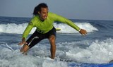 surfing the waves in Maspalomas