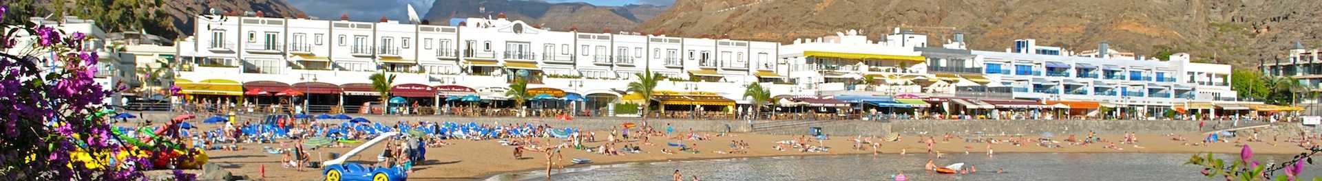 The beach of Puerto de Mogán