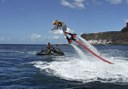 flyboarding like a dolphin