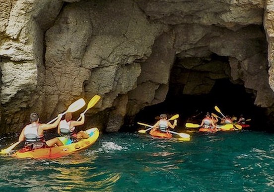 Explore caves on Kayak tour Gran Canaria.jpg