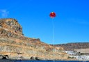 parasailing over Gran Canaria coast like a bird