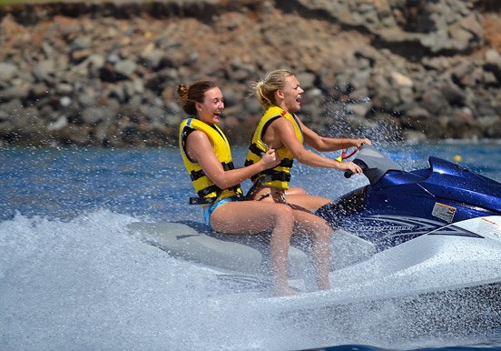 fun ride through jetski circuit in Gran Canaria