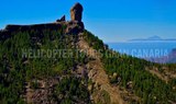 Explore Roque Nublo in Gran Canaria on a helicopter