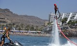 fly above water through flyboard