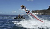 flyboarding like a dolphin