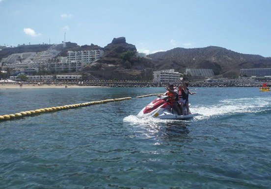 jetski circuit in Playa Mogan