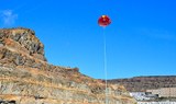 parasailing over Gran Canaria coast like a bird