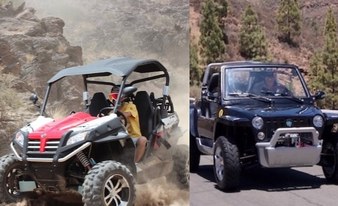Super combo adventure: Convertible Car and Pirate Buggy Tour