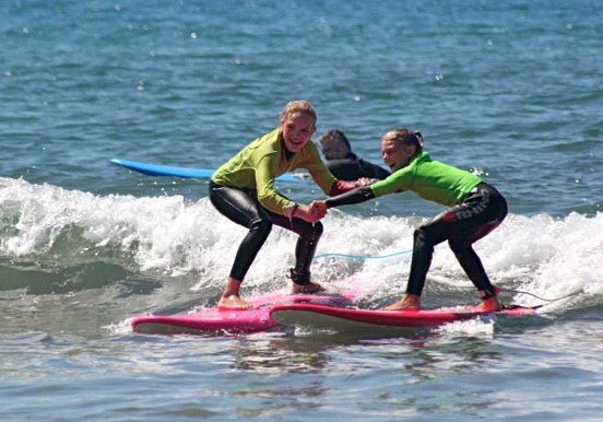 learning to surf the waves in Maspalomas