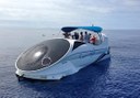 hydrofoil operated and futuristic Fantasy boat