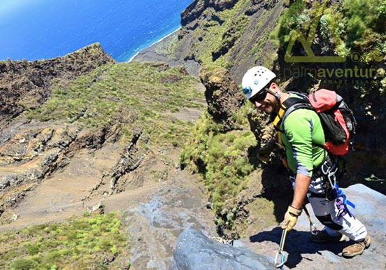 canyoning adventure in La Palma