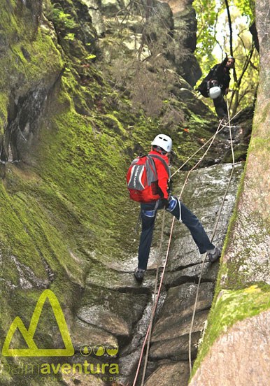 canyoning in La Palma rock formations