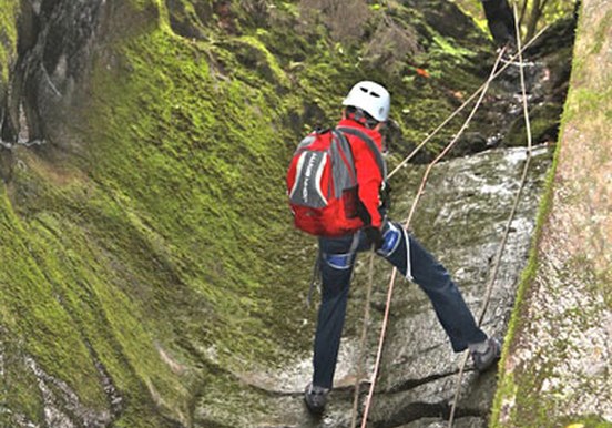 canyoning in La Palma rock formations