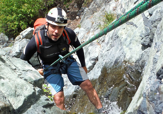 experience canyoning in La Palma