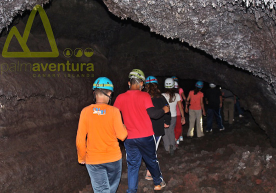 explore caves via speleology tour in La Palma
