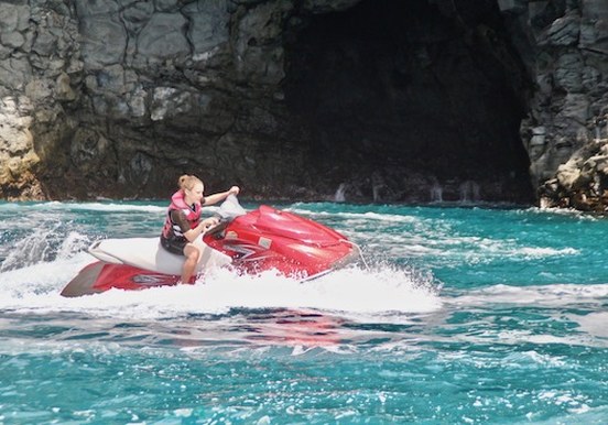 See acuatic cave on jet ski Lanzarote.jpg