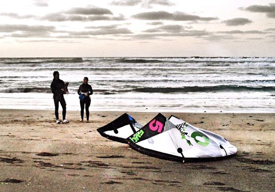 introductory course on kitesurfing in Lanzarote