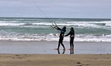 learning kitesurfing in Lanzarote