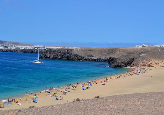 sail in Lanzarote coast