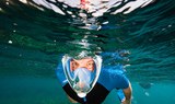 full face mask snorkelling in Lanzarote