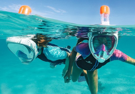 full face snorkelling mask