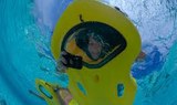 glass bottom snorkel