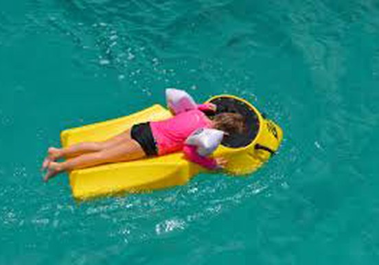glass bottom snorkelling