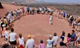 Timanfaya volcanic activity demonstration.jpg