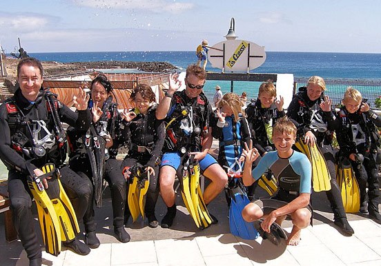 dive in Costa Teguise