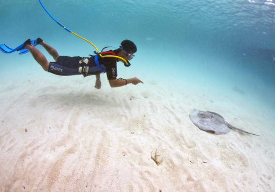 super snorkel in Lanzarote