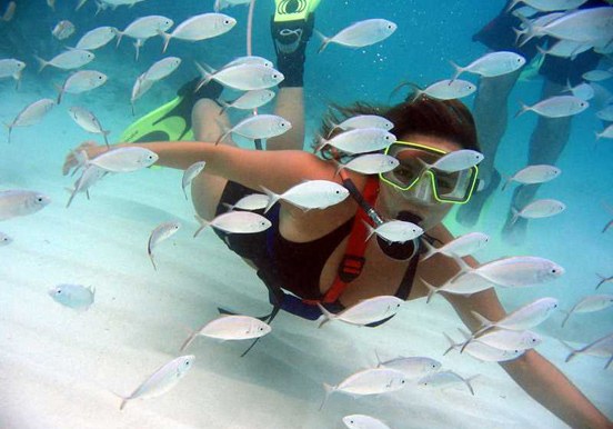 super snorkelling in Lanzarote