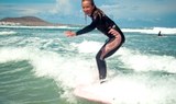 surfing Lanzarote waves