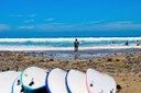 surf course in Lanzarote island