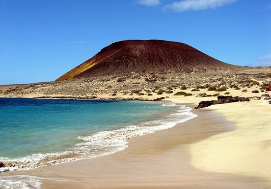 Playa Francesa in La Graciosa island