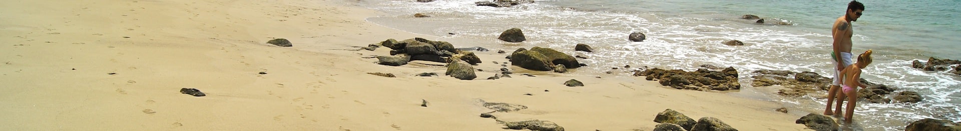 Playa Blanca beach in Lanzarote island