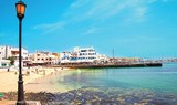 Corralejo coast in Fuerteventura