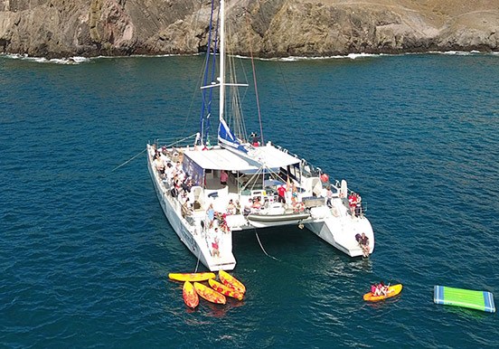 Catamaran to Papagayo