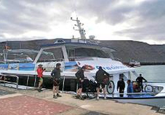mountain bike tour to Isla Graciosa