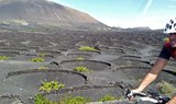 see Lanzarote volcanic landscapes while on road bike tour