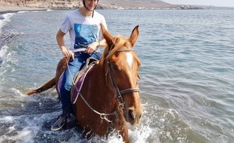 2-hour Beach Horse Riding Tour to Playa del Pozo