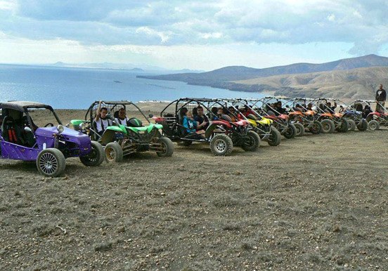 buggy tour along Lanzarote coast