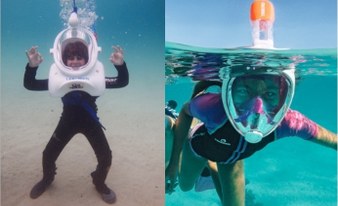 Full Face Mask Snorkelling + Sea Trek Combo