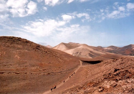 horse ride tour in the beautiful landscape of Lanzarote