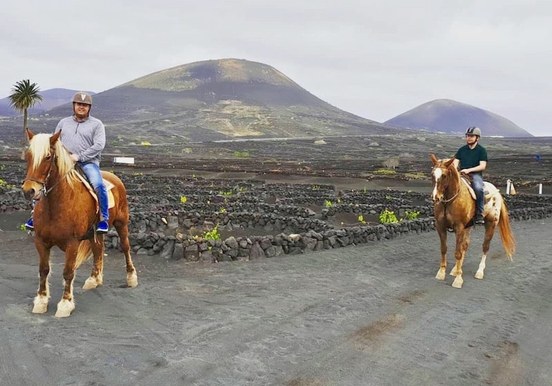 Explore Lanzarote wine plantation on a horse Tinasoria route.jpg