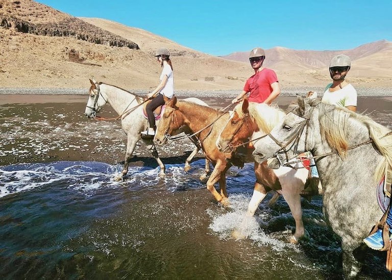 Riding horse on a beach in Lanzarote.jpg