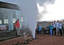 Jeep safari tour in Lanzarote - volcanic steam