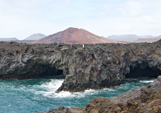 Jeep safari tour in Los Hervideros