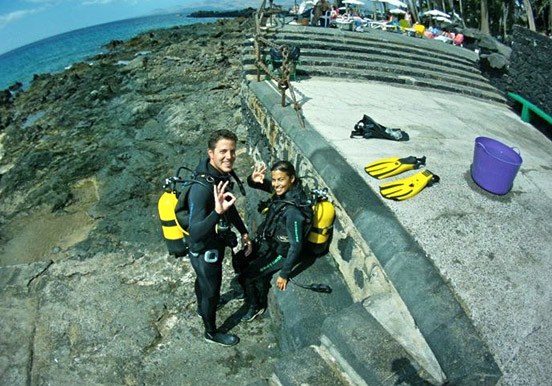dive in Lanzarote