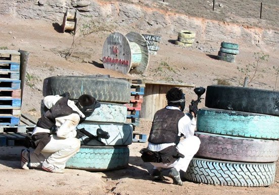 paintball game in Lanzarote